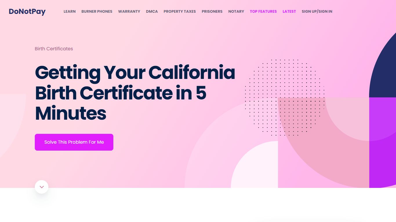 How To Get A California Birth Certificate In Five Minutes - DoNotPay